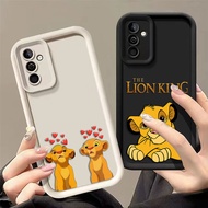 The Lion King Simba Nala Phone Case For Samsung Galaxy S26 S25 S24 S23 S22 S21 FE S20 ULTRA PLUS Sil