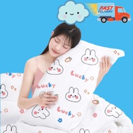 🇸🇬 Travel Disposable Pillow Case Pillow Cover Fitted Pillowcase Disposable Bedding Disposable Bedshe