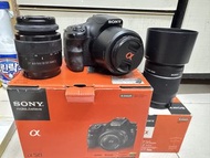 Sony a58 + kit鏡+ DT1.8/35 +DT 55-200 SAM