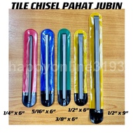 Heavy Duty Tile Chisel 1/4”x6”,5/16''x6'',3/8''x6'',1/2''x6'',1/2''x9''