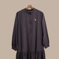 Fisura Scarf Basic Dress Gamis Amora Soft Matte Fabric