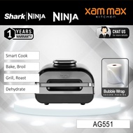 Ninja Foodi AG551 Smart XL Indoor Grill & Air Fryer with Digital Probe Roast Bake Broil Dehydrate &