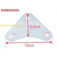 Corner Plate For Rack Angle Bar /Besi Plat Rak Besi /Slotted Angle Bar Plate (READY STOCK)