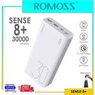 Powerbank ROMOSS Sense 8 Plus 30000mAh 3 output / 3 Intput QC3.0 fast charging