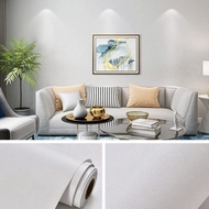 GMGY Wall Wallpaper Sticker 3D Embossed Foam Linen Roll 0.5x2.8M DT402