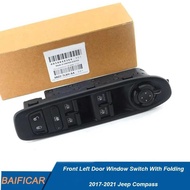 Baificar Brand New OEM 6BZ27LXHAA Front Left Door Window Switch With Folding For 2017-2021 Jeep Comp