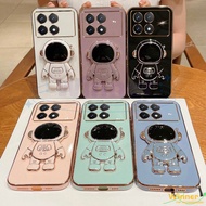 POCO X6 PRO X6 M6 PRO 4G M6 M6 PRO 5G C65 casing Astronaut Stereoscopic Stand phone case 1YHY