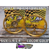 (S1M) AEROX THAI CNC SPORT RIM 17 inch 1.4/1.4-17 SPORT RIM AEROXTHAi  17inchi EGO LC AVANTIZ SOLARI