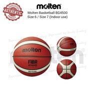 Molten Basketball BG4500,BG3800 Size 6 / Size 7 FIBA Approved - B7G4500/B6G4500/B7G3800
