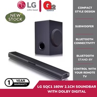 LG SQC1 160W 2.1ch soundbar with Dolby Digital