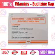 CELERPLEX Multivitamins Lysine Buclizine Multivitamin Pampagana Kumain Capsule