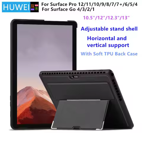Case For Microsoft Surface Pro 11 10 9 8 13" Pro 12 12" Tablet Cover For Surface Pro 7 7+ 6 5 4 12.3
