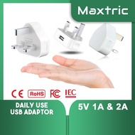 Malaysia / UK Plug - 5V 1A / 2A / 3A USB POWER ADAPTER FOR CCTV / DAILY USE Type C USB Adapter & Cha