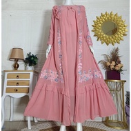 Gamis Najla Rompi Depan Ceruty