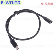 XYX Type-C MALE TO FEMALE EXTENSION CABLE 3A 60W USB C Type-C MALE TO FEMALE CABLE