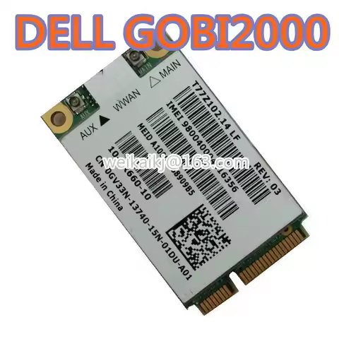 for DW5620 DW5620 GOBI2000 UN2420 3G WWAN Wireless Card GSM / GPRS / UMTS / HSD(U)PA Unlocked 7.2Mbp