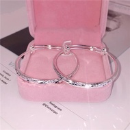 Mother-Daughter Sterling Silver s999 Silver Jewelry Bracelet Female S999 Pure 999 Silver Jewelry Bra