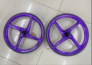 台灣 Suncord Brompton 小布7速碳纖四刀輪組
