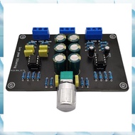 [W F S B] 2 Way Subwoofer Frequency Divider Board Electronic Low-Pass Filter Crossover AC12V NE5532(