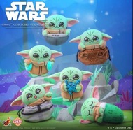 正版官方Hot Toys 星球大戰 Star Wars GROGU 可愛尤達大師盲盒公仔掛飾，星戰迷千物錯過，即走$100