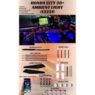 Honda city GN2 2020 - 2026 RGB atmosphere interior ambient led panel fog light cover dashboard handl