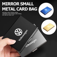 Custom Name Anti Rfid Blocking ID Bank Credit Card Holder Wallets Personalized Men Slim Thin Aluminu