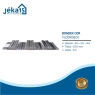Bondek Cor / Floordeck - Lebar 1m Panjang 3m - 4m - 5m - 6m