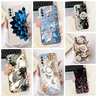 Casing For Huawei Y7p / Honor 9C / P40 Lite E Case ART-L28 ART-L29 Cover Popular Flower Bowknot Soft