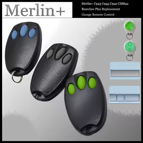 MERLIN+2.0 433.92mhz Garage Transmitter C940 C943 C945 E945 E943M E945M E950M 94335E Remote Control 