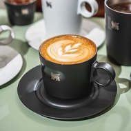 STANLEY 晨光時刻 雙層不鏽鋼卡布奇諾咖啡杯盤組 / 消光黑
