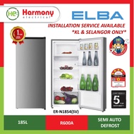 (FAST DELIVERY) ELBA 1 Door Fridge  ER-N1854(SV) 185L Refrigerator Peti Sejuk 1 Pintu 单门雪柜 4 Star