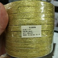 Gold Ribbon 1/4" x 25 yards