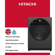 Hitachi Intelligent Wash Front Load Washer Dryer 12kg / 8kg BD-D120XGV