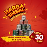Cup Sealer SealCup/ Plastic Seal Cup/ Plastic Cup Sealer/ Plastic Cup Cover Plastic (±) 2000 Cup ECO