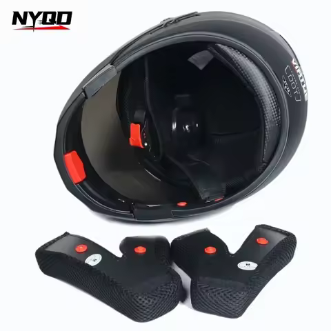 Motorcycle Helmet Lining for Virtue LVS Jiekai Full/Flip-up 905/202 Off-Road Helm Ear Head Inner Lin