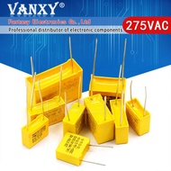 10pcs 275VAC capacitor X2 series 0.01UF ~ 2.2UF Polypropylene film capacitor New 10nf 100nf 150nf 20