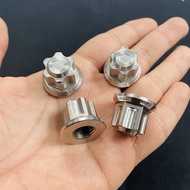 [CHUYÊN TÁN 2 CON] TÁN CỐT INOX MẪU SALAYA ĐẦU BÍT TRANG TRÍ XE CAO CẤP SÁNG BÓNG (TÁN 12LY)