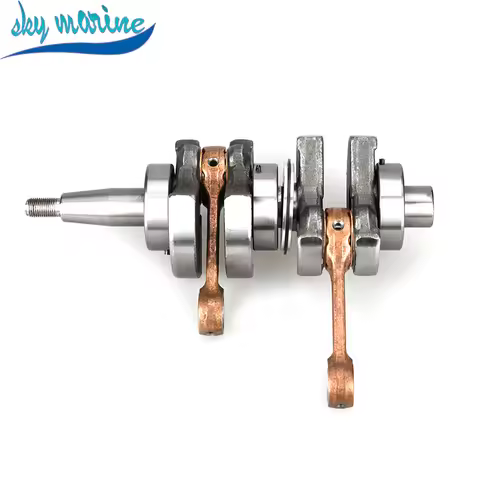 63V-11400 Crankshaft ASSY For Yamaha 9.9HP 15HP 2 Stroke Outboard Engine Parsun 63V-11400-01 63V-114