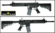 拼現金生存遊戲首選單連發KWA新版M4A1步槍SR10戰術魚骨海豹伸縮托電動槍+320連金屬鏈式彈夾