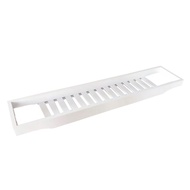 New Bamboo Bathtub Tray Bathroom Shower Organizer Home SPA Wooden Storage Rack for Book Wine Holder 