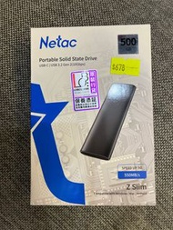 Netac z-slim 500GB SSD 550mb/s  ssd Extreme portable ssd 500gb 三年保養