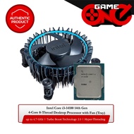 Intel Core i3-14100 14th Gen 4-Core 8-Thread Desktop Processor with Fan (Tray)