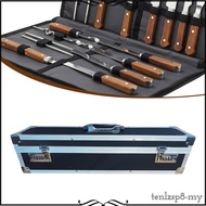 [Tenlzsp8] Knife Storage Box Carrying Case Multifunctional Lightweight for Professional Chefs 50x12x