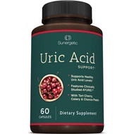 Sunergetic Premium Uric Acid Support Supplement – Uric Acid Cleanse & Kidney Support – Includes Tart