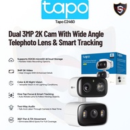 TP-Link Tapo C246D Dual Lens 2K Smart CCTV Camera | AI Detection | IP65 Waterproof | Indoor Outdoor 
