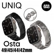 UNIQ - Uniq Osta 系列 不鏽鋼 可調節 apple watch 表帶 49/45/44/42mm Black