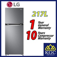 LG 217L GV-B212PQMB Top Freezer Fridge in Dark Graphite Steel Inverter Refrigerator