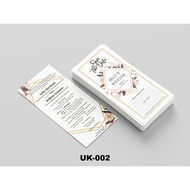 Print Wedding Invitations UK-001 to UK-012