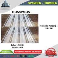 PROMO! ATAP SPANDEK BENING/ ATAP TRANSPARAN/ TRIMDEK LEMBAR