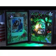 Diy photo frame Decorative Lights Display/Diy miniature doll house/miniature house